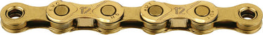 KMC Ketting e12 Ti-Ni goud, 1 2x11 128, 130 schakels, 5.2mm pin, 12-speed