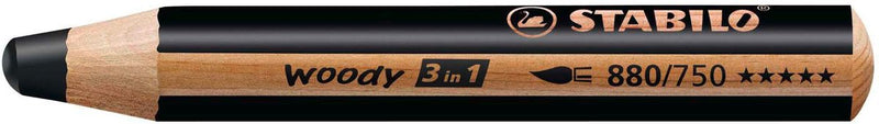 Load image into Gallery viewer, Stabilo woody 3 in 1 - multitalent potlood - zwart - per stuk
