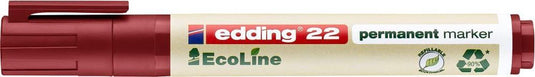 Creativ company edding 22 - ecoline permanente marker - rood