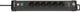 Brennenstuhl premium-line stekkerdoos 6-voudig met usb c pd 30w en usb a 18w (made in germany, stekkerblok met schakelaar en 3m kabel, voor wandmontage met ophanginrichting)