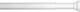 Sealskin douchegordijnstang - klemstang - aluminium - 70-115 cm - wit