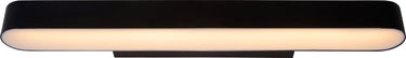 Lucide madelon - wandlamp badkamer - led - 1x9w 2700k - ip44 - zwart