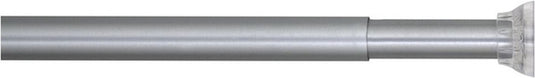 Sealskin douchegordijnstang - klemstang - aluminium - 110-185 cm - mat aluminium
