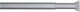 Sealskin douchegordijnstang - klemstang - 70-115 cm - mat aluminium
