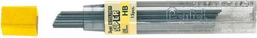 Quantore pentel vulpotlood vulling - potloodstift 0,9 mm - zwart hb - buisje à 12 stiften