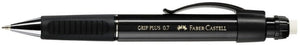 Faber-castell vulpotlood - grip plus - 0,7mm - zwart - fc-130733