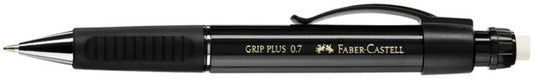 Faber-castell vulpotlood - grip plus - 0,7mm - zwart - fc-130733