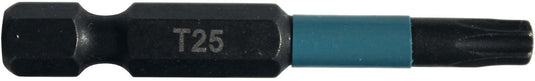 Makita slagschroefbit impact black t25x50mm 2st - b-63797