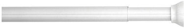 Sealskin - douchegordijnstang - klemstang - aluminium - 110-185 cm - wit