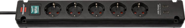 Brennenstuhl stekkerdoos 5-voudig met 2 usb c-laadpoorten (stekkerdoos usb c met schakelaar en 3m kabel, verdeeldoos voor wandmontage)