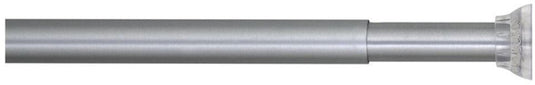 Sealskin douchegordijnstang - klemstang - aluminium - 155-255 cm - mat aluminium