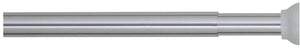 Sealskin douchegordijnstang - klemstang - aluminium - 110-185 cm - chroom