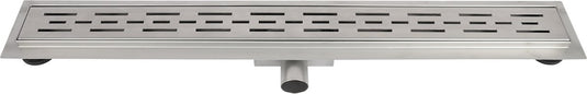 Differnz douchegoot - met flens rvs - 7 x 7 x 80 cm