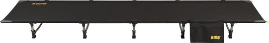 Abbey camp campingbed - 192 x 69 x 15 cm - compact lichtgewicht - zwart