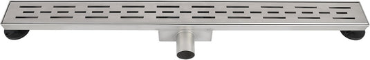 Differnz douchegoot - zonder flens rvs - 7 x 7 x 90 cm