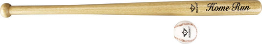 Engelhart honkbalset 30” – naturel honkbalknuppel 50 mm – inclusief 9” safety bal – baseball bat set – trainings- en speelset –