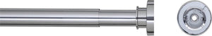 Sealskin seallux douchegordijnstang - 125-220 cm - chroom