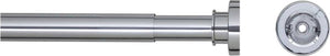 Sealskin seallux douchegordijnstang - 80-130 cm - mat aluminium