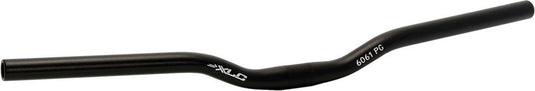Xlc hb-m04 fietsstuur mountainbike - riserbar - aluminium - mat zwart- 630mm - 25,4mm - 50mm