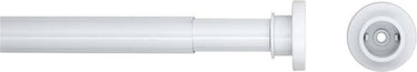 Sealskin seallux douchegordijnstang - 125-220 cm - wit
