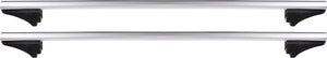 dakdragerset Fly Bar 100 kg 124 cm aluminium zilver