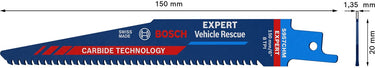 Bosch expert vehicle rescue s 957 chm reciprozaagblad - 260890037...