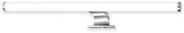 B.k.licht briloner basu – led spiegelverlichting – badkamer spiegellamp – 4.000k neutral wit licht – ip44 – chroom – klem- of schroefmontage – 50cm