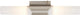 B.k.licht briloner kabili - led spiegellamp - spiegelverlichting badkamer - 2x e14 fitting - nickel - 43.5 cm