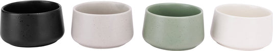 Cosy trendy cosy trendy bites aperoset - set van 4 stuks - ø10x6cm - multi