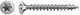 Spax torx houtschroef platte kop - 4.0x40mm - t10 - 25 stuks