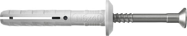 Fischer 50339 np nagelpluggen met kraag - 6 x 40 mm (50st)