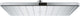 Grohe rainshower 310 mono cube hoofddouche - 1 straalsoort - 31cm - chroom