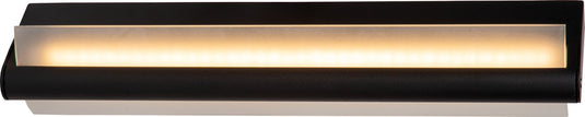 Lucide wanda - wandlamp badkamer - led - 1x15w 3000k - ip44 - zwart