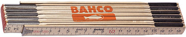 Bahco houten duimstok 200 cm blank