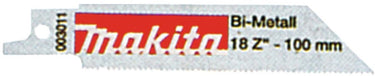 Makita p-04880 bim reciprozaagblad - 150mm - 18tpi - metaal (5st)