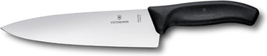 Victorinox swiss classic koksmes - 20cm - rvs fibrox - zwart - blister