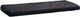 Beeztees moza - vensterbank mat - pluche - antraciet - 65x27x3 cm