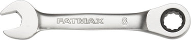 Stanley - fatmax stubby ringsteeksleutel met ratel 8mm - steeksleutel - sleutelgereedschap - 1 stuk(s)