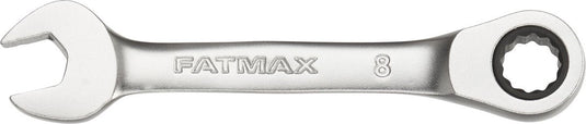 Stanley - fatmax stubby ringsteeksleutel met ratel 8mm - steeksleutel - sleutelgereedschap - 1 stuk(s)