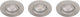 Philips led philips dive badkamerinbouwspot - 3-lichts - nikkel
