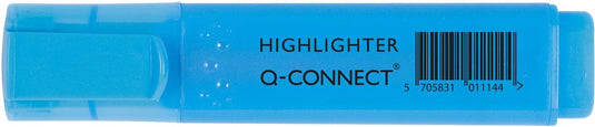 Q-connect markeerstift, blauw 10 stuks