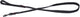 Beeztees parinca premium - hondenriem - nylon - zwart - 180 cm x 20 mm