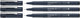 Schneider schrijfwaren schneider fineliner - pictus - zwart - 3 lijnbreedtes - s-197593