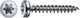 Spax torx houtschroef bolle kop - 3.0x10mm - t10 - 100 stuks