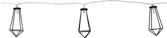 Bo-camp - industrial - lichtketting - galvin - 10 lichten - 5 lumen - zwart