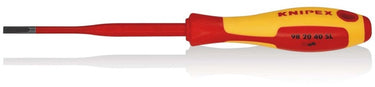 Knipex schroevendraaier sleuf slim 4,0x0,8x202mm - 98 20 40 sl
