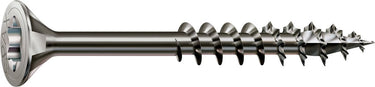 Spax roestvaststalen schroef, 3,5 x 30 mm, 180 stuks, deeldraad, verzonken kop, t-star plus t20, 4cut, roestvast staal a2 - 8000000286858