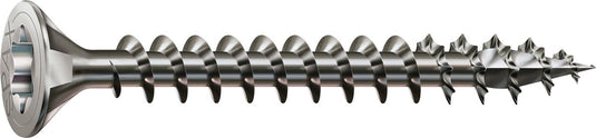 Spax roestvaststalen schroef, 3,5 x 25 mm, 180 stuks, voldraad, verzonken kop, t-star plus t15, 4cut, roestvast staal a2 - 8000000287107