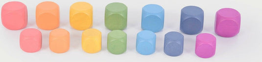 Tickit ® regenboog houten kubussen