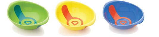 Munchkin kinderservies - white hot kommetjes - warmtegevoelige kommetjes - set van 3 - vaatwasserbestendig - vanaf 6 maanden - 3-delig serviesset voor kinderen